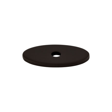 Top Knobs TK58ORB Oval Knob Backplate Oil Rubbed Bronze