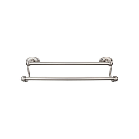 Top Knobs ED9BSNC TOP BATH (R) Edwardian Bath Double 26 1/2" Wall Mounted Towel Bar Brushed Satin Nickel