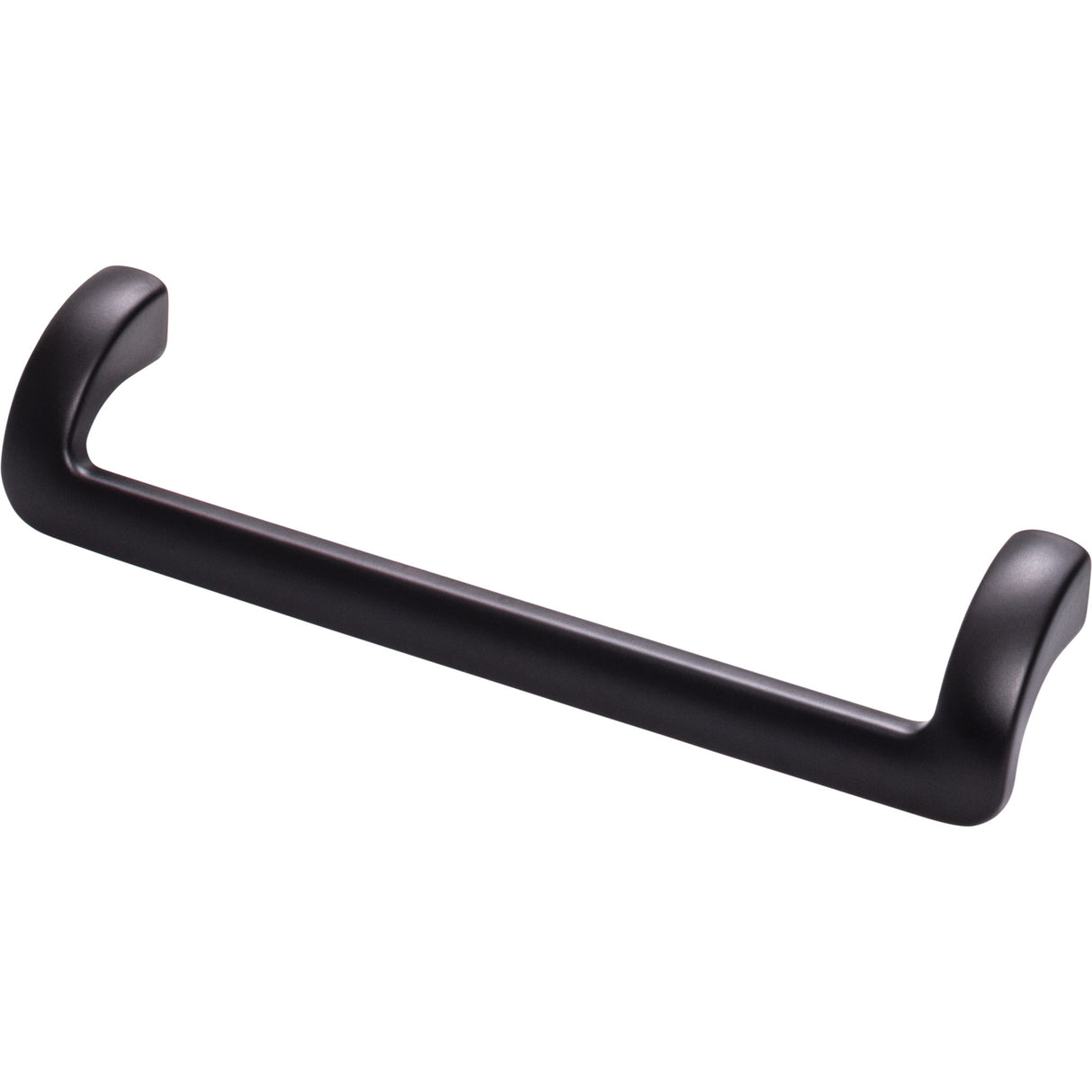 Top Knobs TK952BLK Kentfield 6 5/16" Center to Center Drop Handle Flat Black