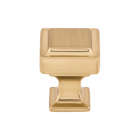 Top Knobs TK700HB Ascendra 1" Length Square Knob Honey Bronze