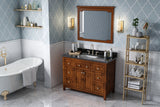 Jeffrey Alexander Chatham 48" Chocolate Single Sink Bathroom Vanity with Black Granite Top - 8 in. Widespread Faucet Top product image 7