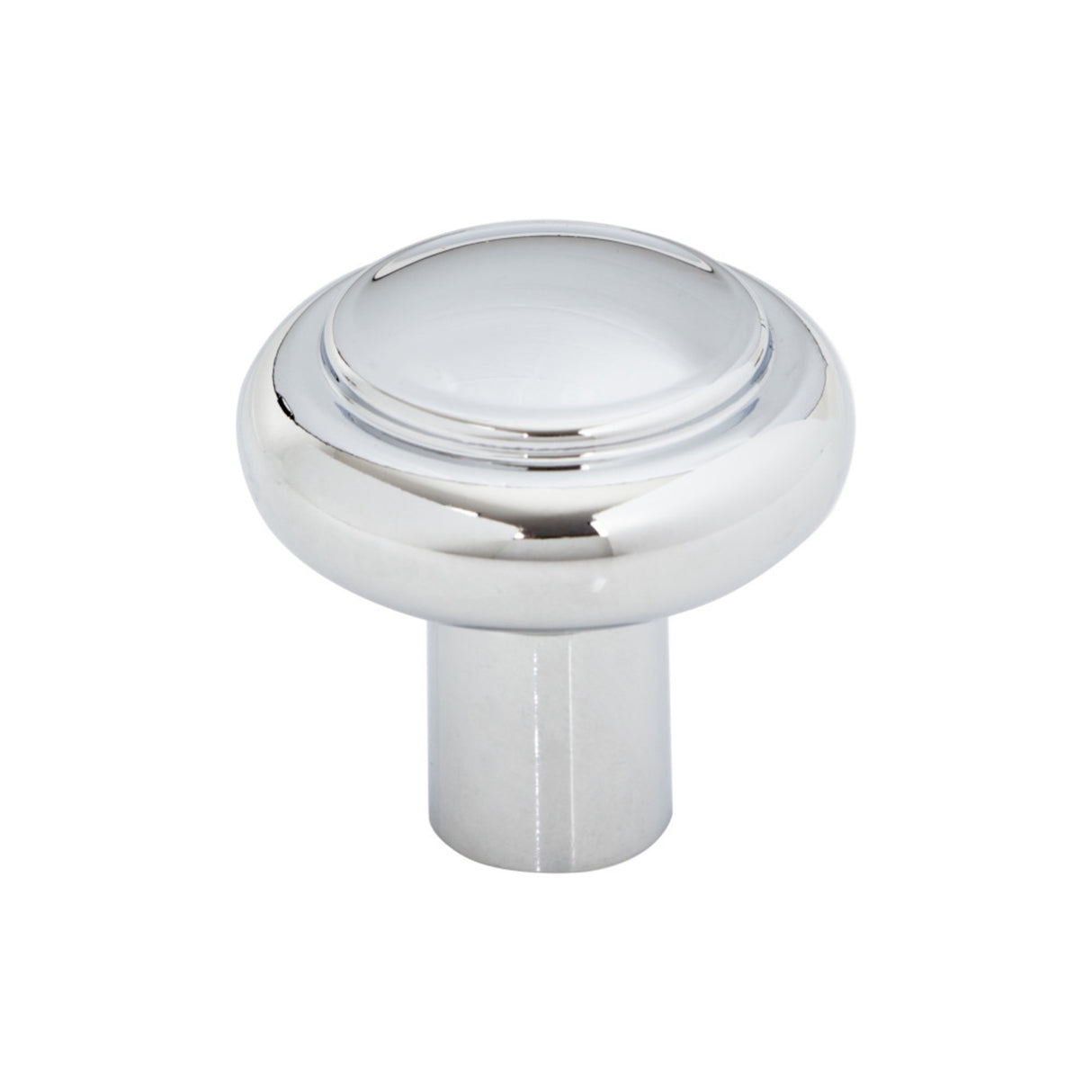 Top Knobs TK3110PC Clarence 1 1/4" Diameter Mushroom Knob Polished Chrome