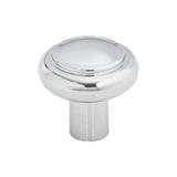 Top Knobs TK3110PC Clarence 1 1/4" Diameter Mushroom Knob Polished Chrome