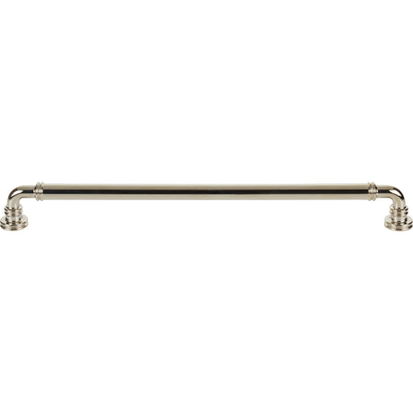 Top Knobs TK3146PN Cranford 12" Center to Center Bar Pull Polished Nickel