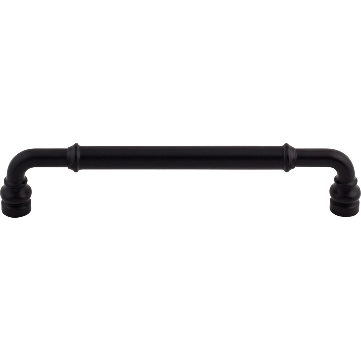 Top Knobs TK885BLK Brixton 6 5/16" Center to Center Bar Pull Flat Black