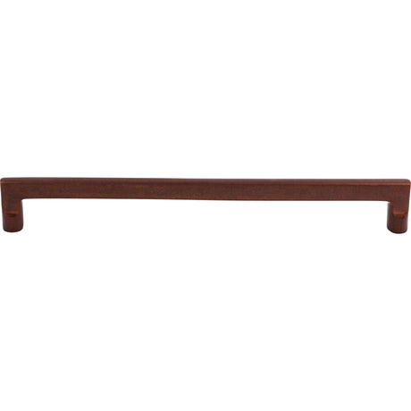 Top Knobs M1378 Aspen Flat Sided 12" Center to Center Appliance Pull Mahogany Bronze