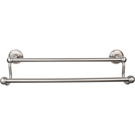 Top Knobs ED7BSND TOP BATH (R) Edwardian Bath Double 20 1/2" Wall Mounted Towel Bar Brushed Satin Nickel