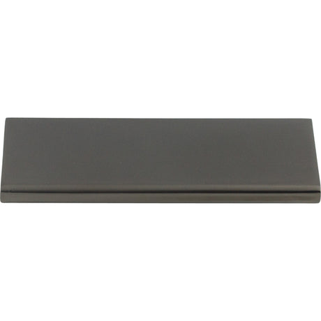 Top Knobs TK502AG Europa 3" Center to Center Finger Pull Ash Gray