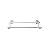Top Knobs ED9BSNB TOP BATH (R) Edwardian Bath Double 26 1/2" Wall Mounted Towel Bar Brushed Satin Nickel