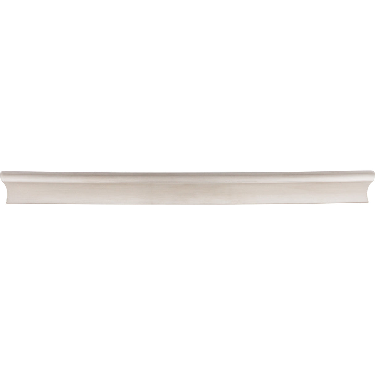 Top Knobs TK557BSN Glacier 9 15/16" Center to Center Finger Pull Brushed Satin Nickel