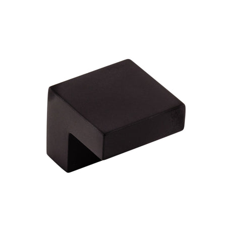 Top Knobs M1165 Square 1" Length Square Knob Flat Black