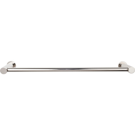 Top Knobs HOP8PN TOP BATH (R) Hopewell Bath Single 25 1/2" Wall Mounted Towel Bar Polished Nickel