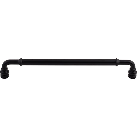 Top Knobs TK887BLK Brixton 8 13/16" Center to Center Bar Pull Flat Black