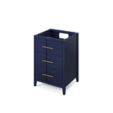Jeffrey Alexander Katara 24" Hale Blue Single Sink Bathroom Vanity with White Quartz Top - 8 in. Widespread Faucet Top - VKITKAT24BLWQR product image 2