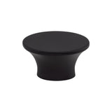 Top Knobs TK781BLK Edgewater 1 1/2" Length Oval Knob Flat Black