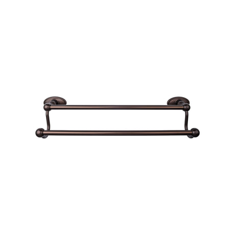 Top Knobs ED9ORBC TOP BATH (R) Edwardian Bath Double 26 1/2" Wall Mounted Towel Bar Oil Rubbed Bronze