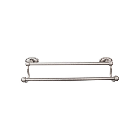 Top Knobs ED9APC TOP BATH (R) Edwardian Bath Double 26 1/2" Wall Mounted Towel Bar Antique Pewter