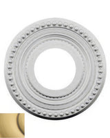 Baldwin R007060PS satin brass and brown rosette
