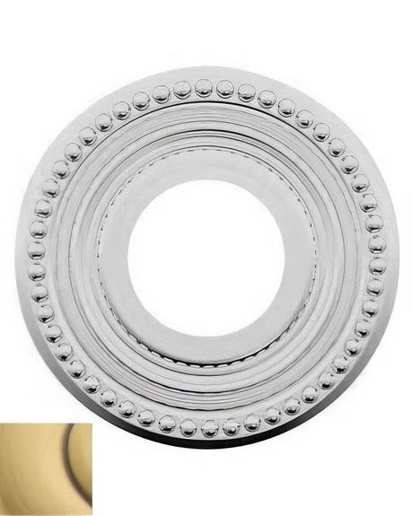 Baldwin R007060PV satin brass and brown rosette