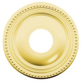 Baldwin R008003IPV lifetime polished brass rosette