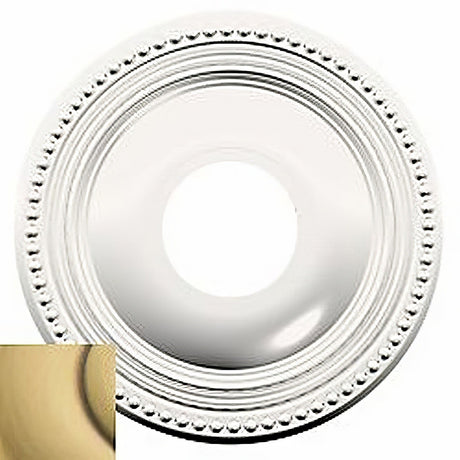 Baldwin R008060IPS satin brass and brown rosette