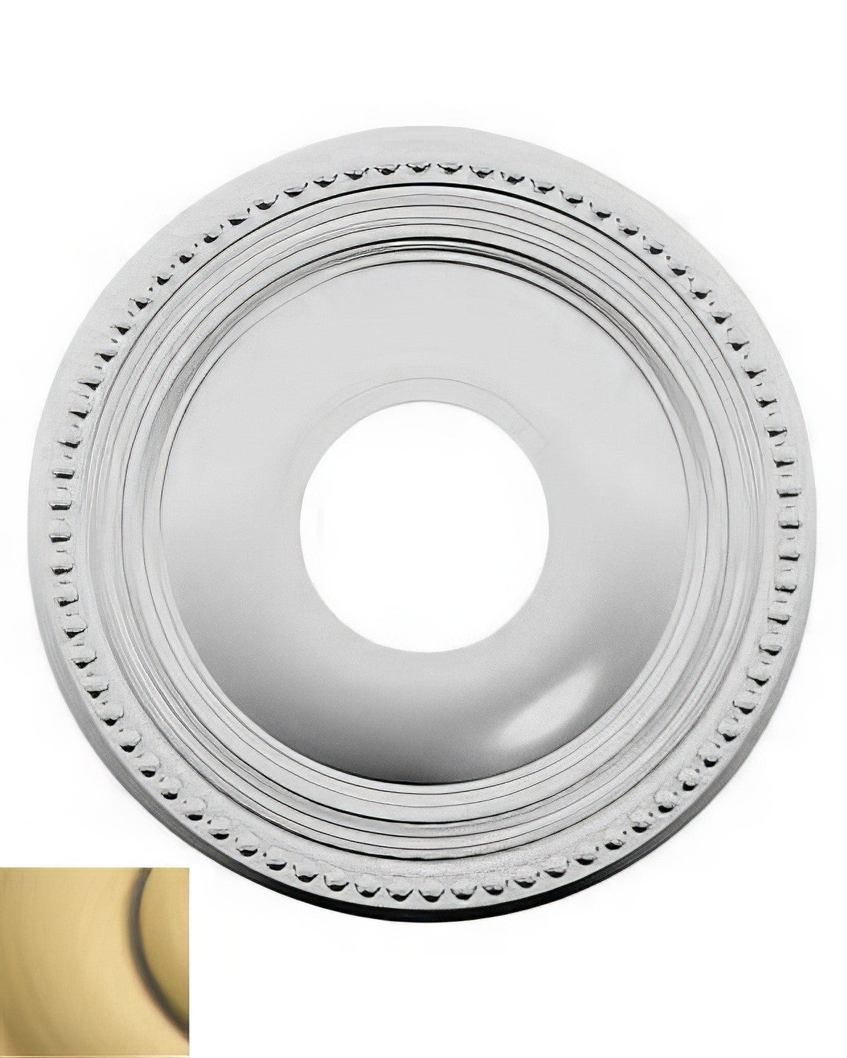 Baldwin R008060PV satin brass and brown rosette