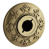 Baldwin R011033PS vintage brass rosette