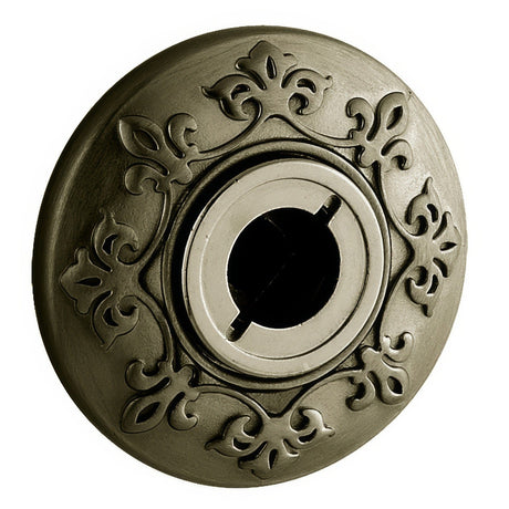 Baldwin R011050IPS satin brass and black rosette