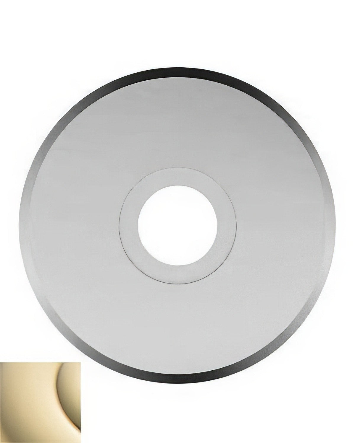 Baldwin R016003IDM lifetime polished brass rosette