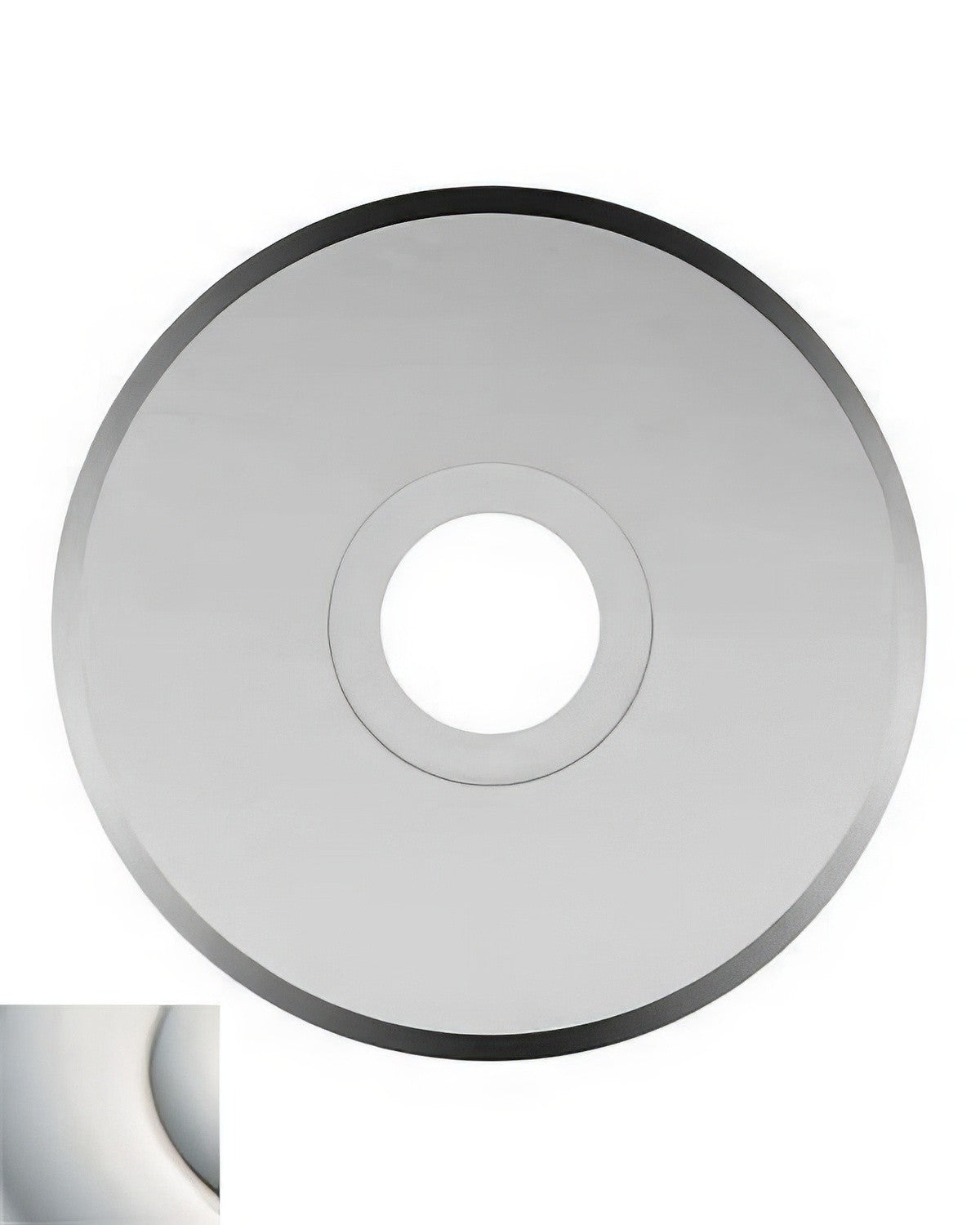 Baldwin R016055IDM lifetime polished nickel rosette
