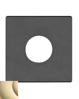 Baldwin R017003IPS lifetime polished brass rosette