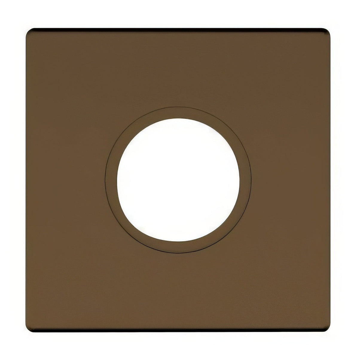 Baldwin R017050PS satin brass and black rosette