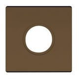 Baldwin R017050PS satin brass and black rosette