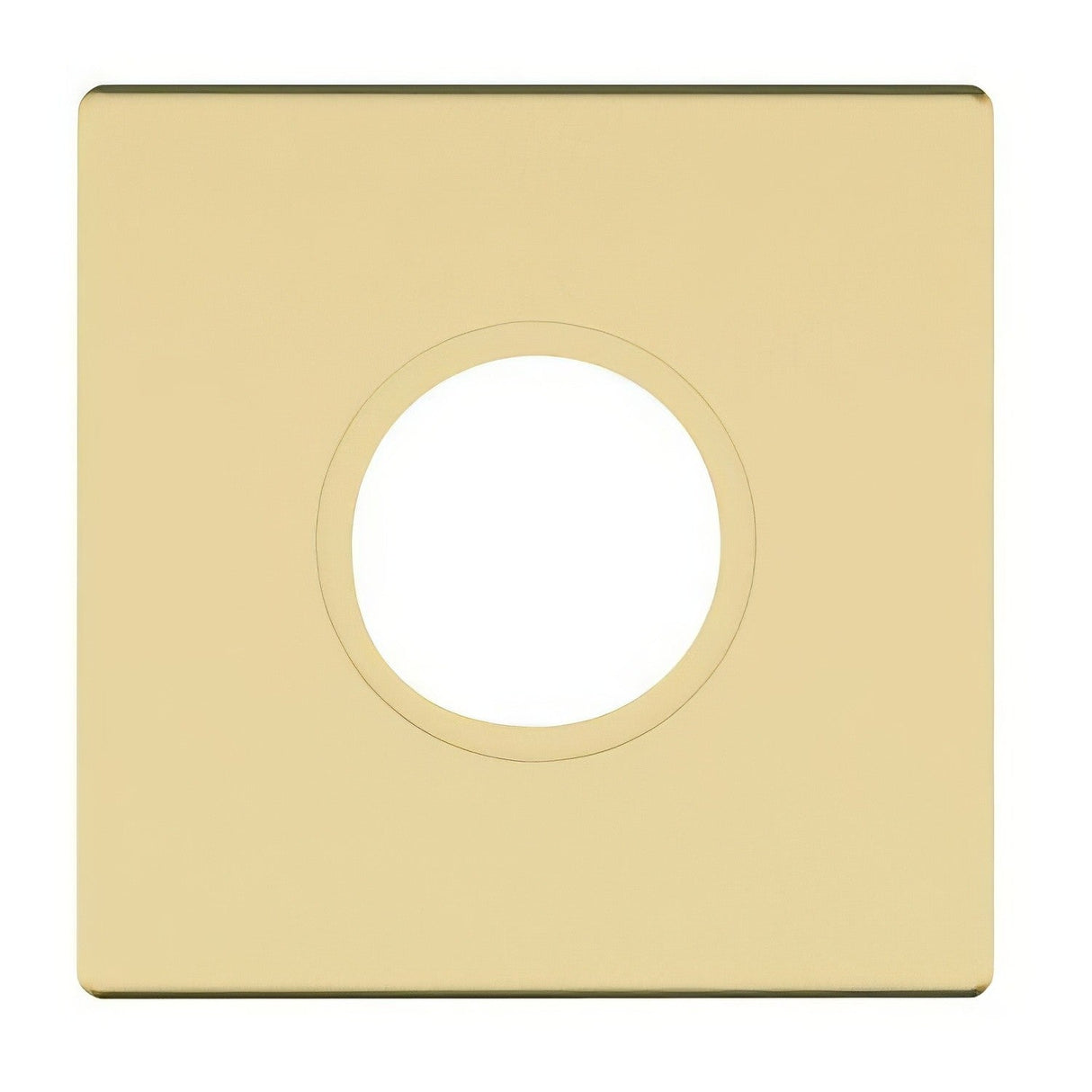 Baldwin R017060PS satin brass and brown rosette