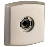 Baldwin R026060PV satin brass and brown rosette