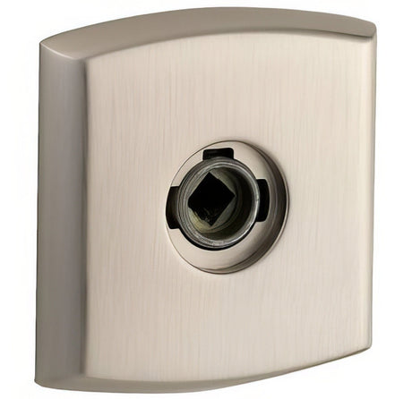 Baldwin R026060PV satin brass and brown rosette