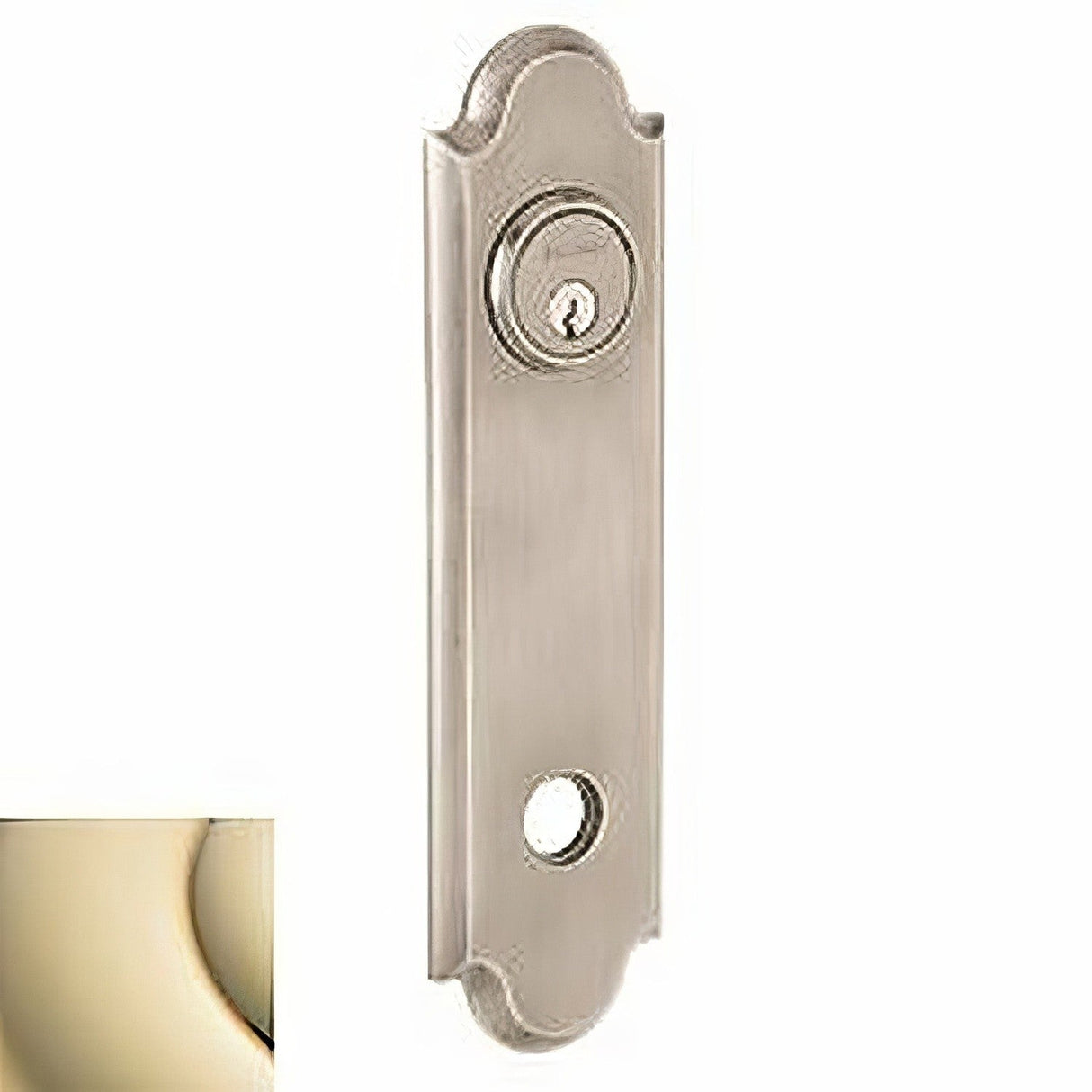 Baldwin R032003IDM lifetime polished brass rosette