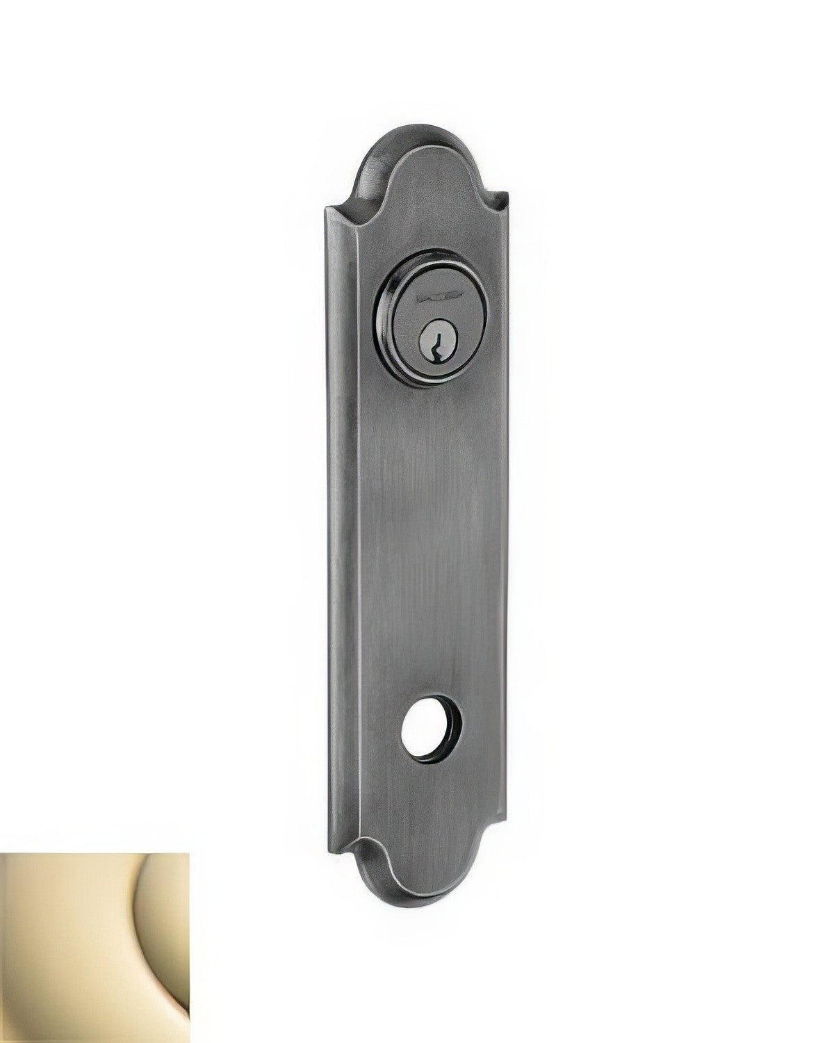 Baldwin R032003IPS lifetime polished brass rosette