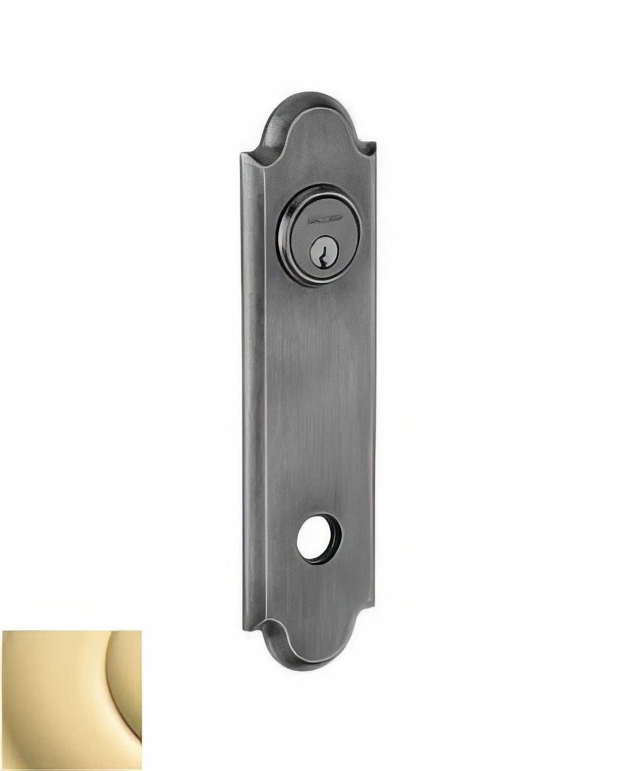Baldwin R032031IPS non lacquered brass rosette