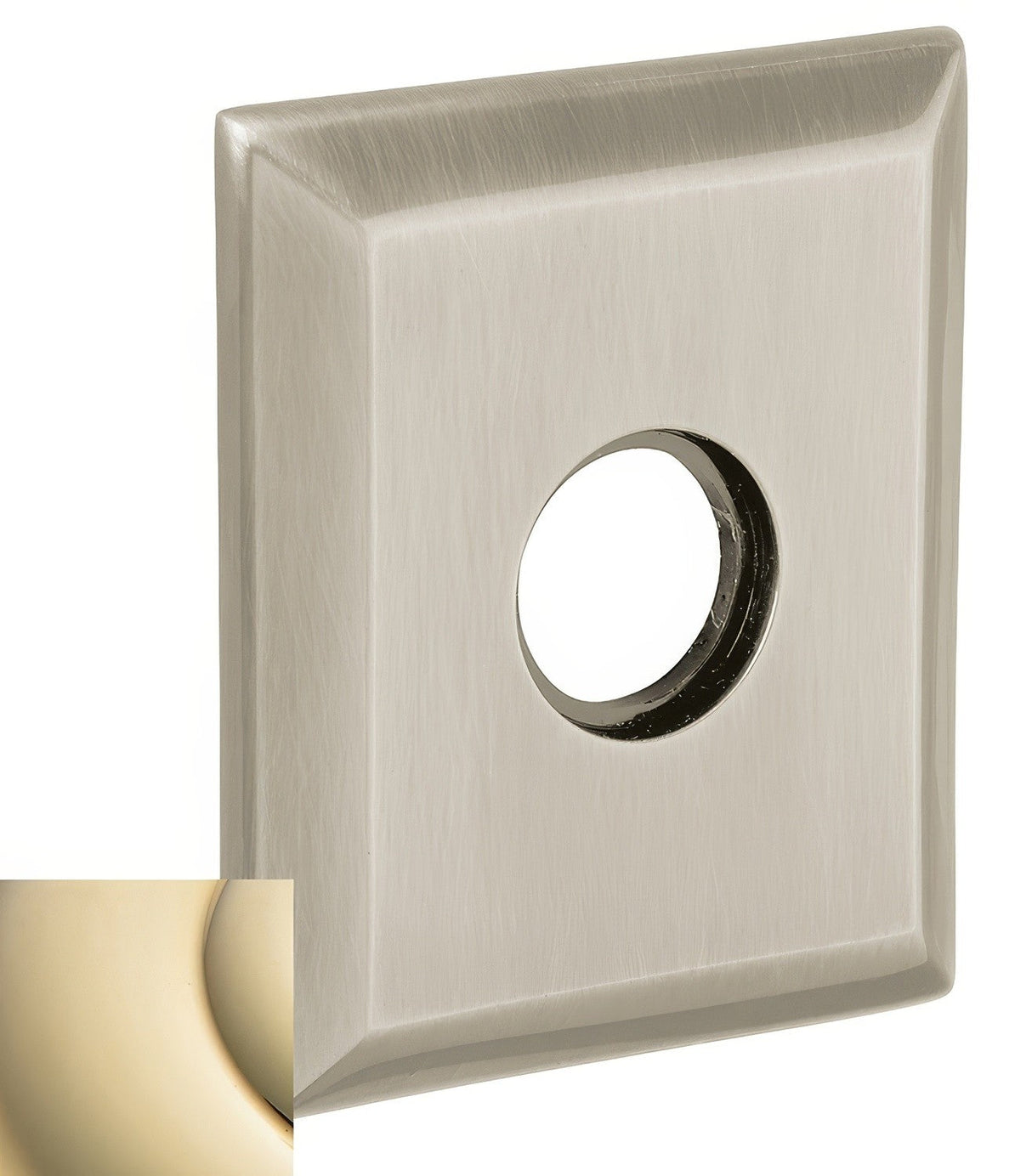 Baldwin R033003IDM lifetime polished brass rosette