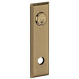 Baldwin R035050PS satin brass and black rosette