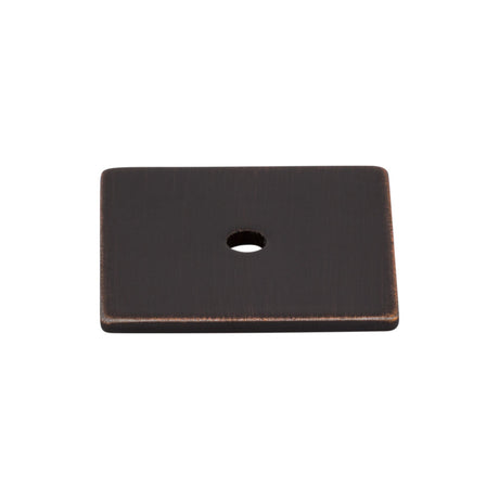 Top Knobs TK95TB Square Knob Backplate Tuscan Bronze