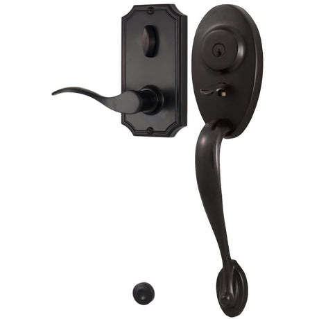 Weslock R1441-1U1SL2D oil rubbed bronze single cylinder handleset