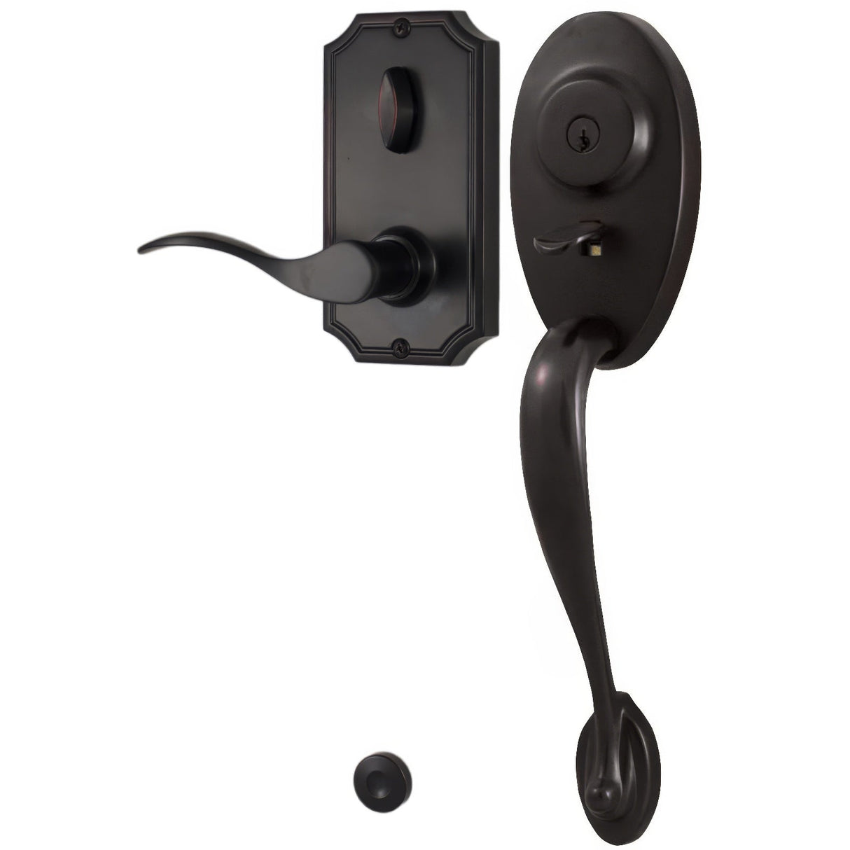 Weslock R1441-1U1SL2D oil rubbed bronze single cylinder handleset