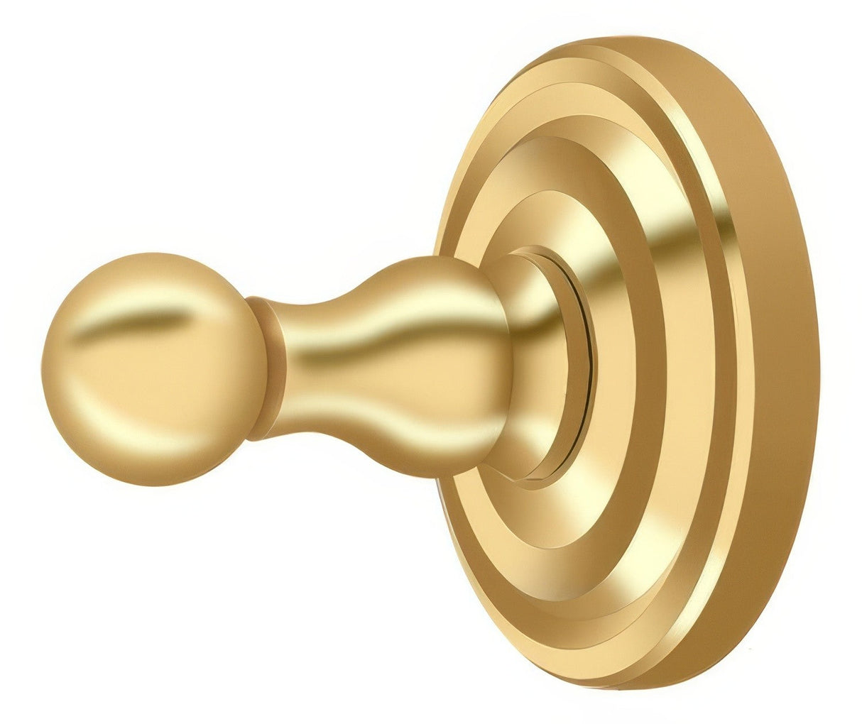 Deltana R2009-CR003 lifetime polished brass robe hook