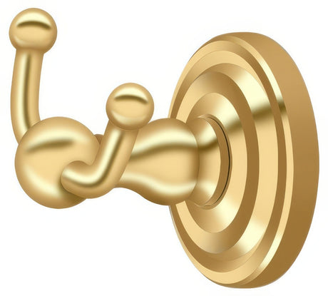 Deltana R2010-CR003 lifetime polished brass robe hook