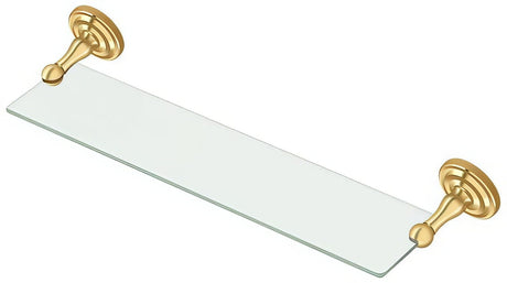 Deltana R2015-CR003 lifetime polished brass towel shelf