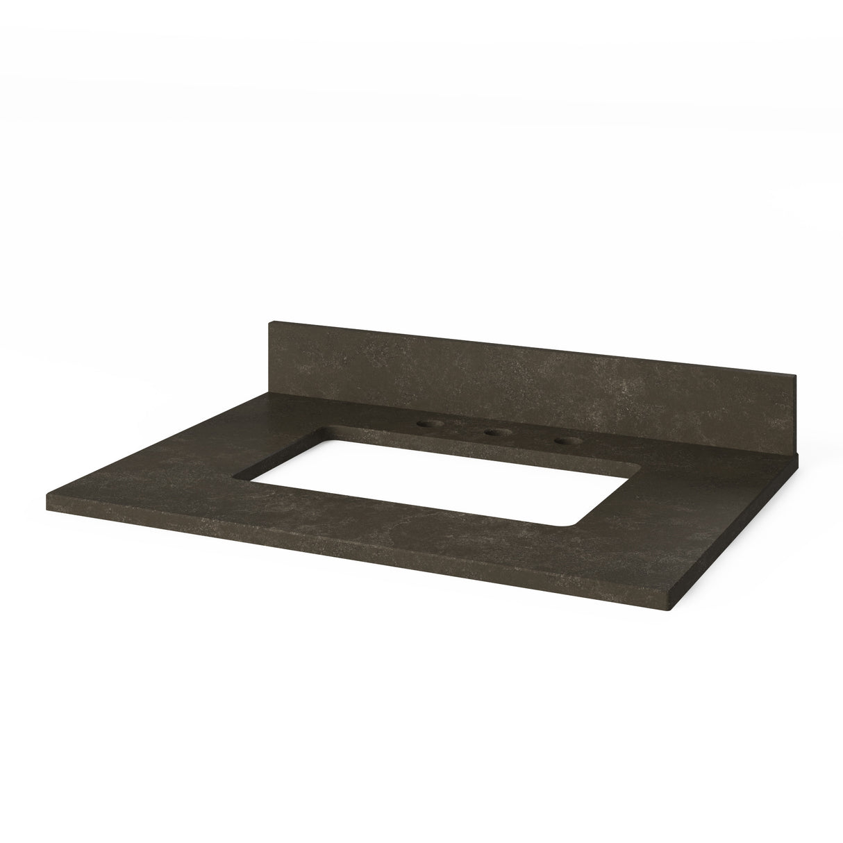 Jeffrey Alexander Percival 30" Dark Walnut Single Sink Bathroom Vanity with Blue Limestone Top - 8 in. Widespread Faucet Top product image 4