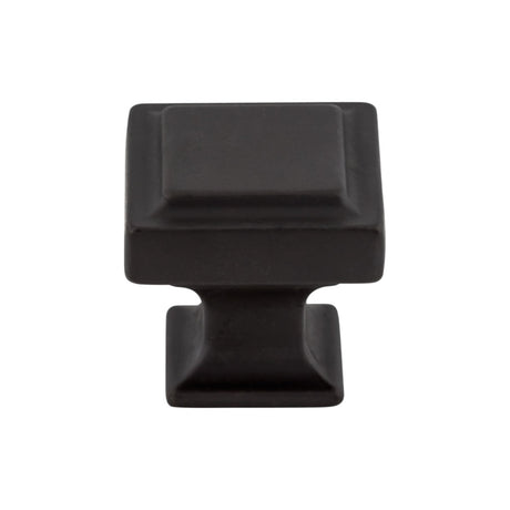 Top Knobs TK702SAB Ascendra 1 1/4" Length Square Knob Sable