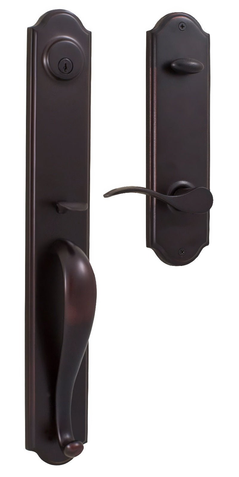 Weslock R6645-1U10020 oil rubbed bronze dummy handleset